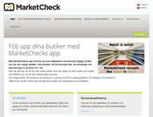 Tablet Screenshot of marketcheck.se